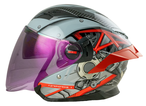 AIRFORCE 1 BT NEW SPOILER Vivid เทาแลมโบเงา Grey (Engine tech) - Image 3