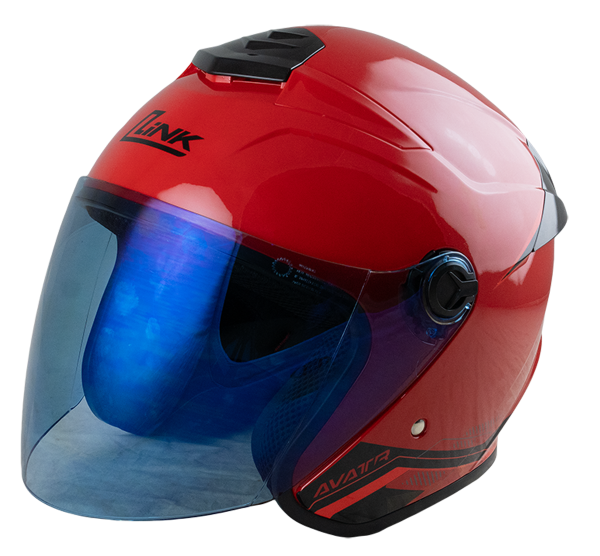 หมวกกันน็อค LiNK AVATR แดงเงา (Red)
