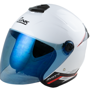 หมวกกันน็อค LiNK AVATR ขาวเงา (White)
