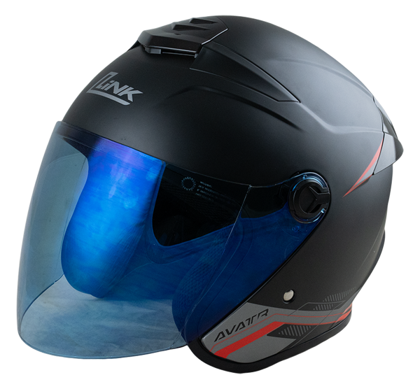 หมวกกันน็อค LiNK AVATR ดำเงา (Black)