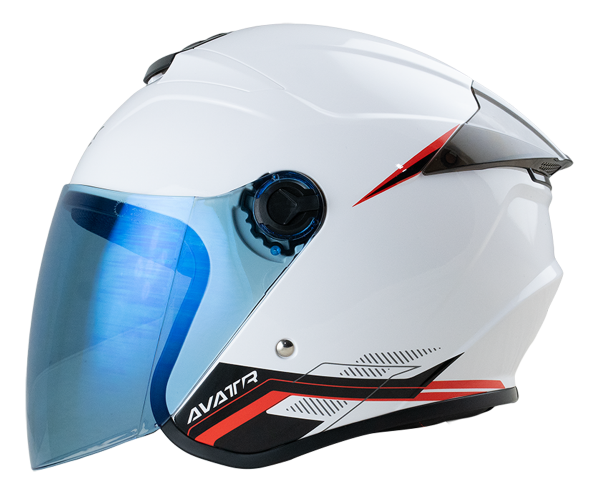 หมวกกันน็อค LiNK AVATR ขาวเงา (White) - Image 3