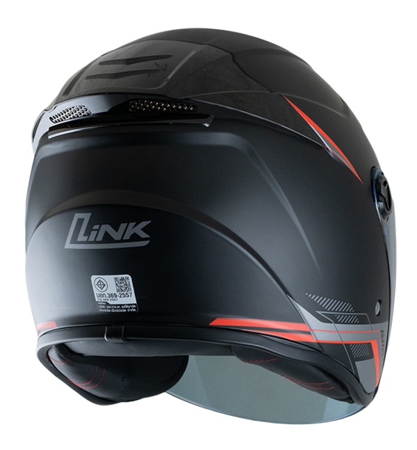 หมวกกันน็อค LiNK AVATR ดำเงา (Black) - Image 4